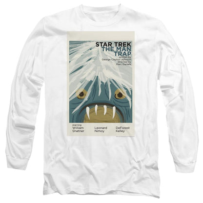 White - Side - Star Trek Unisex Adult The Original Series Episode 1 T-Shirt