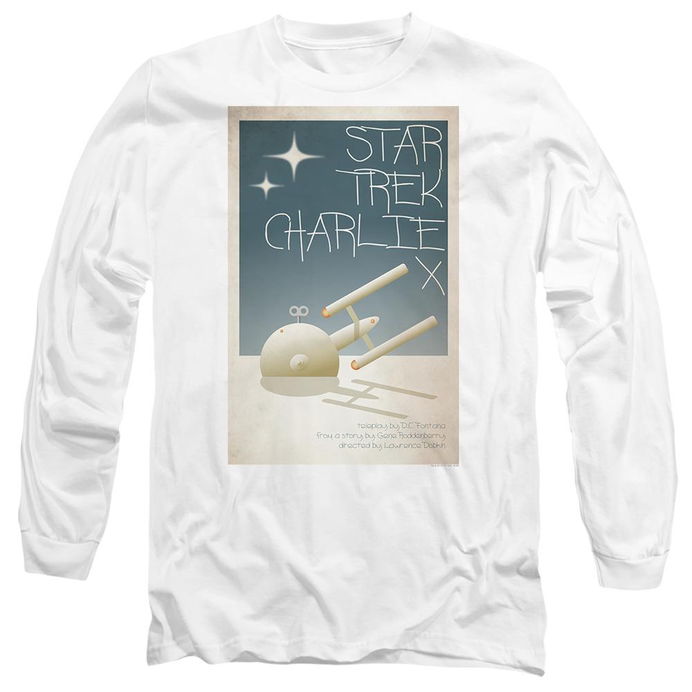 White - Side - Star Trek Unisex Adult The Original Series Episode 2 T-Shirt