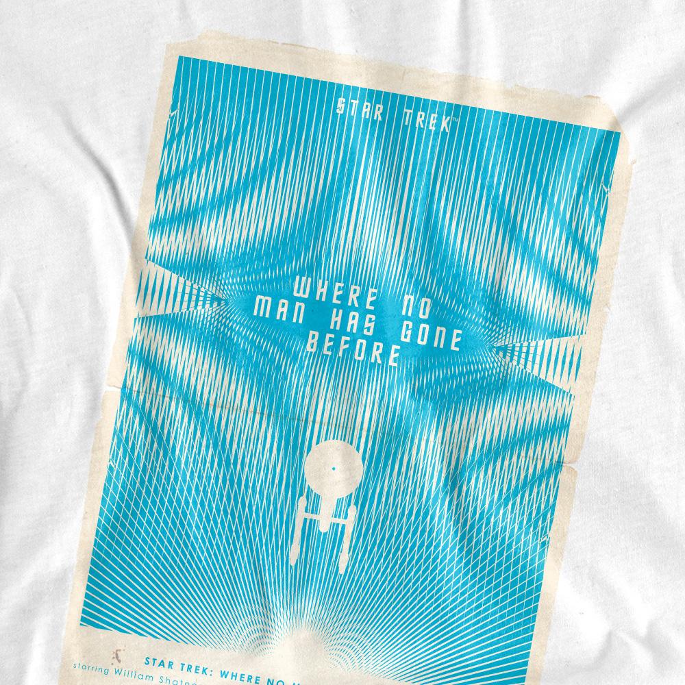 White - Back - Star Trek Unisex Adult The Original Series Episode 3 T-Shirt