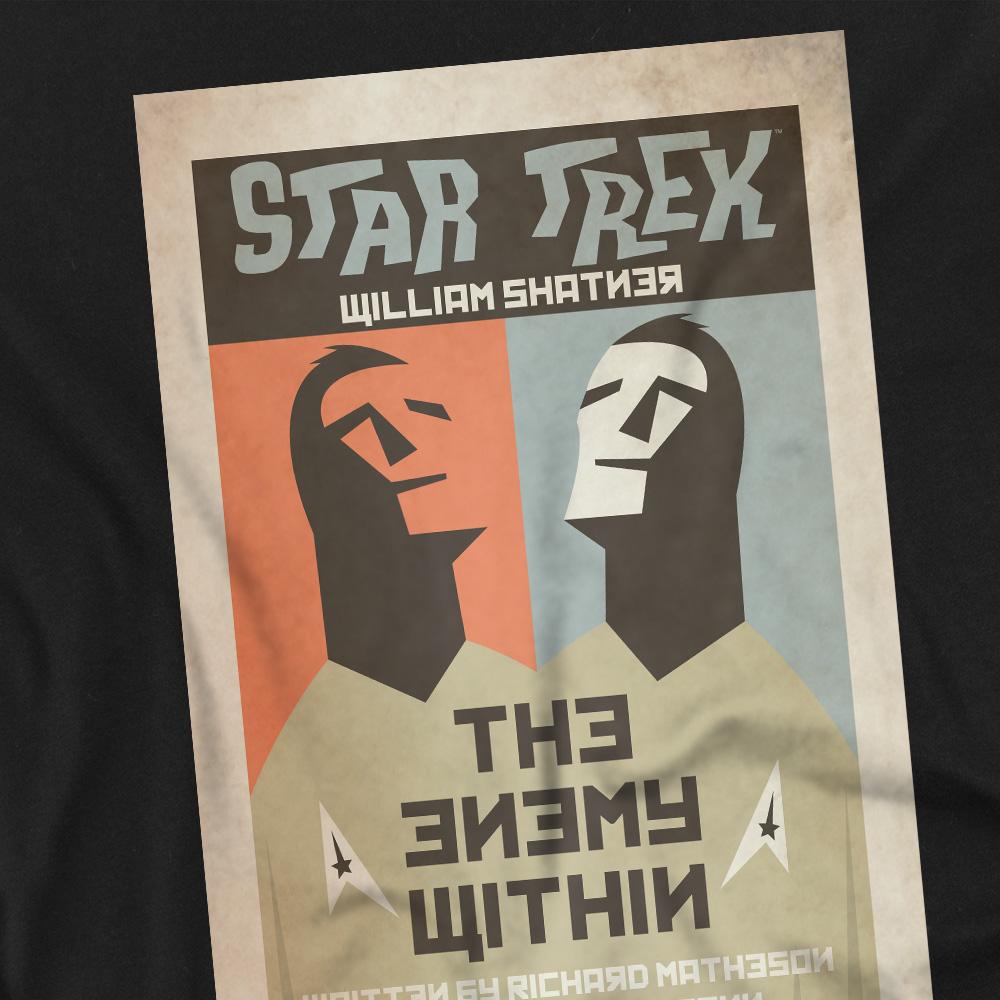 Black - Back - Star Trek Unisex Adult The Original Series Episode 5 T-Shirt