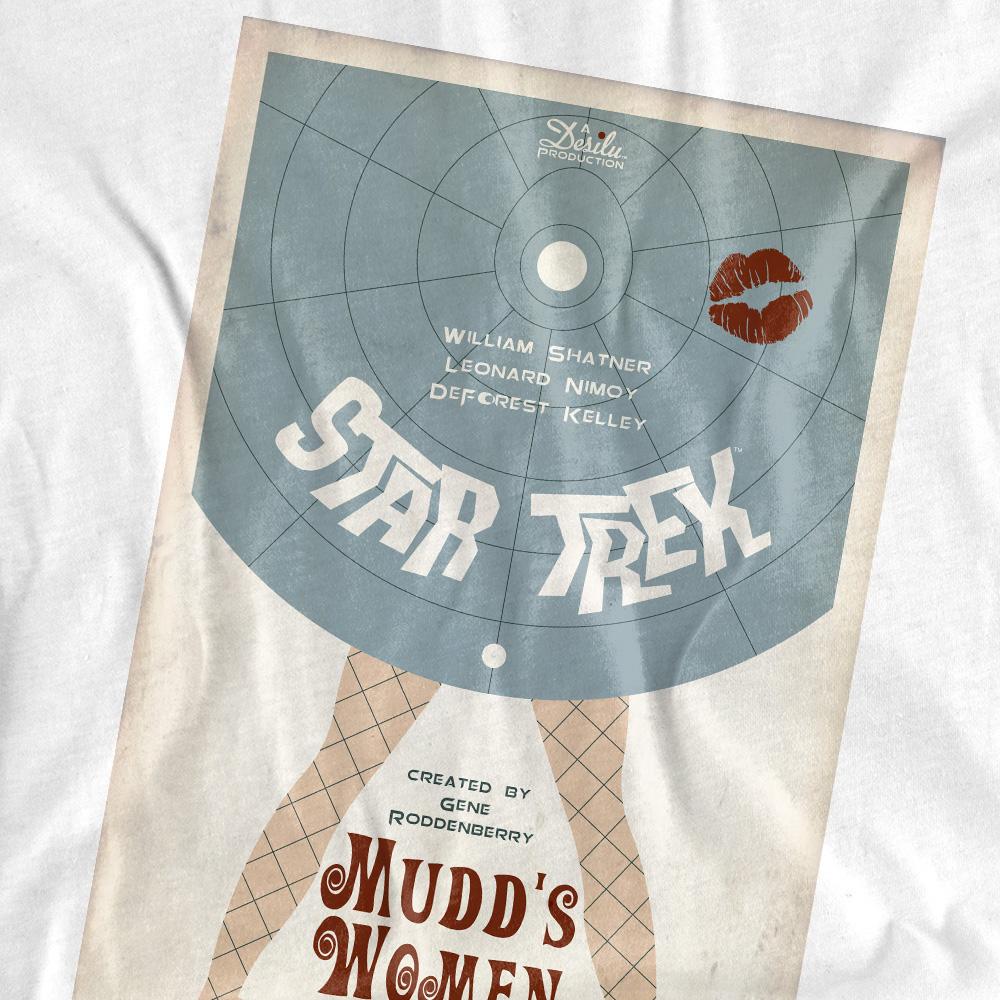 White - Back - Star Trek Unisex Adult The Original Series Episode 6 T-Shirt