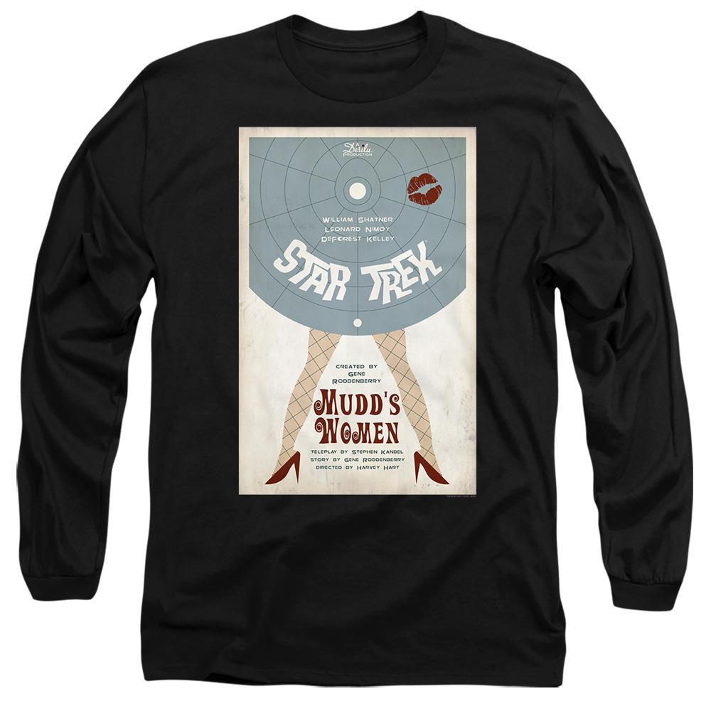 Black - Side - Star Trek Unisex Adult The Original Series Episode 6 T-Shirt