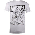 White-Black - Front - Hulk Mens Lift T-Shirt