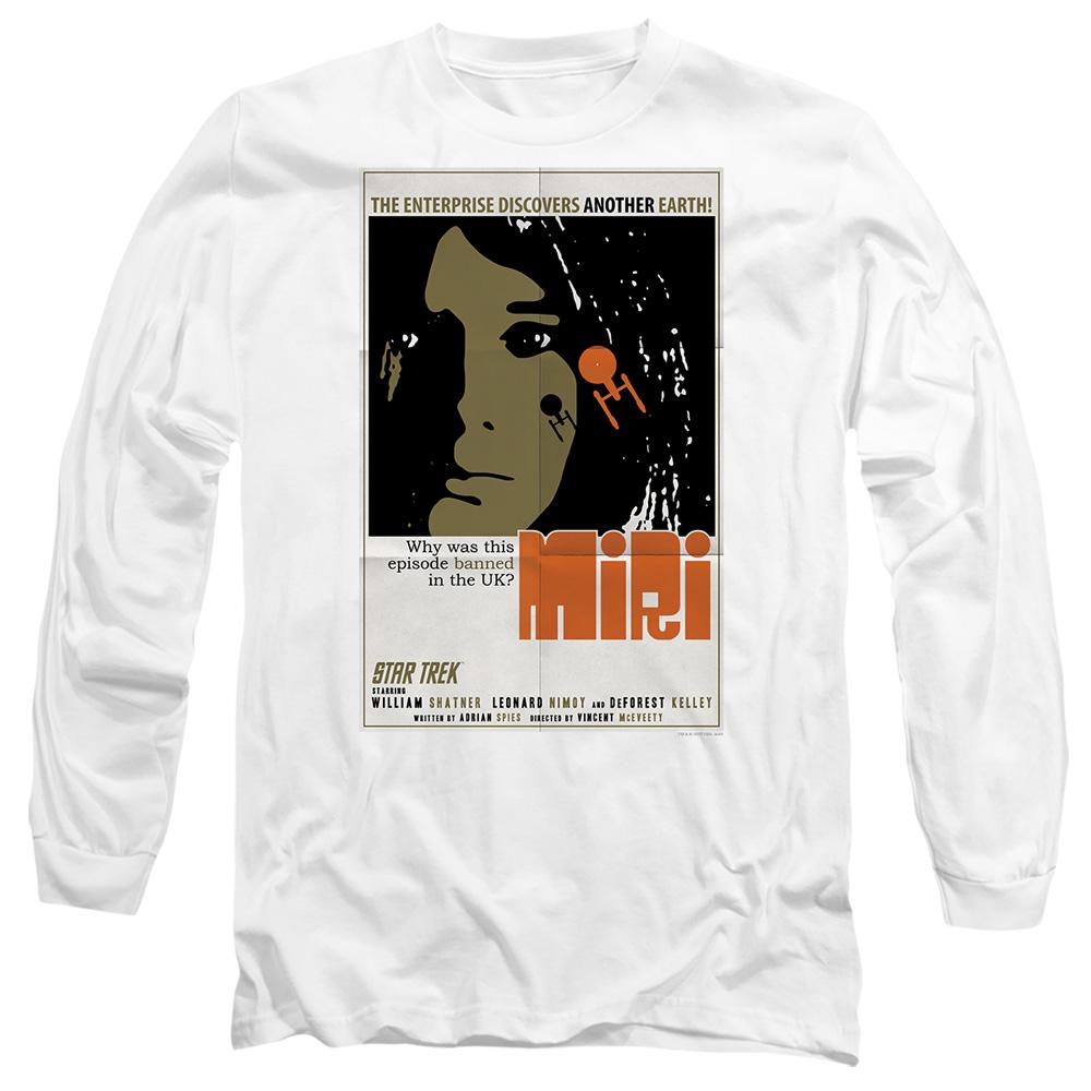 White - Side - Star Trek Unisex Adult The Original Series Episode 8 T-Shirt