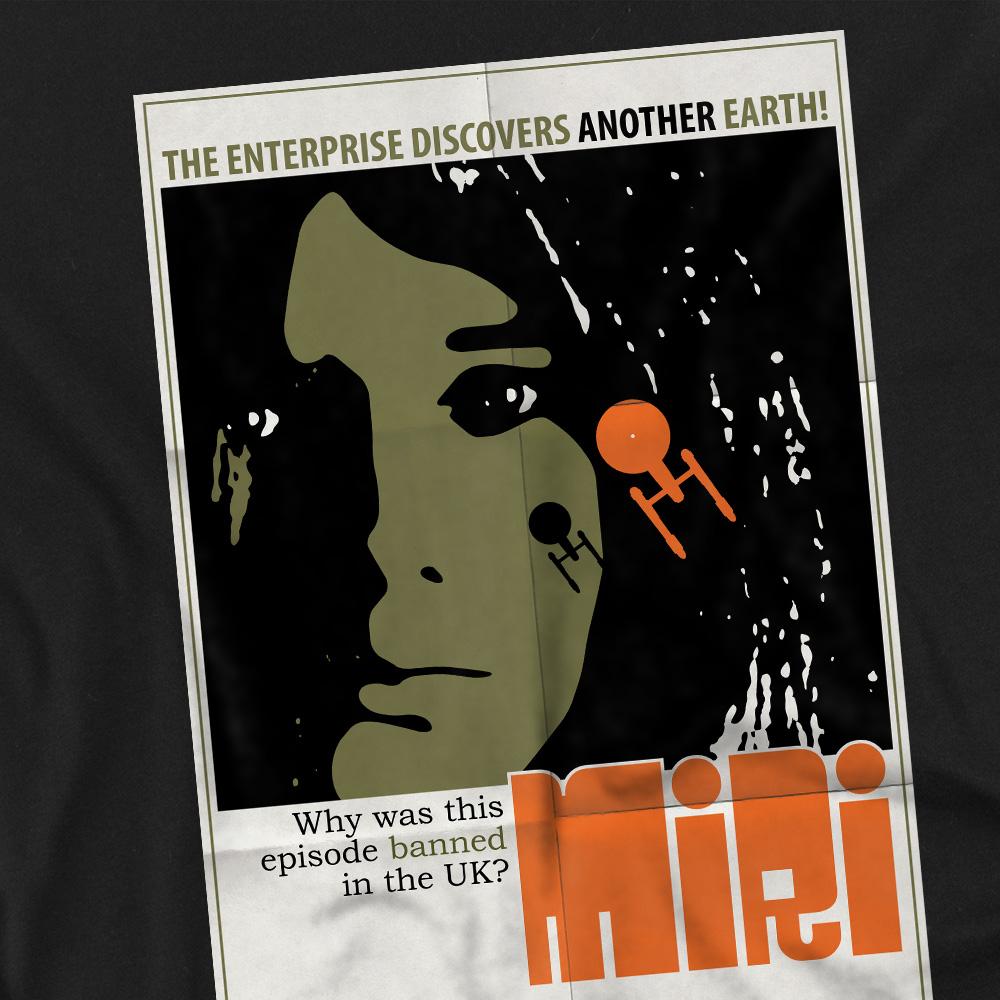 Black - Back - Star Trek Unisex Adult The Original Series Episode 8 T-Shirt