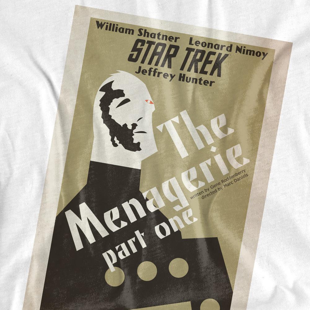 White - Back - Star Trek Unisex Adult The Original Series Episode 11 T-Shirt