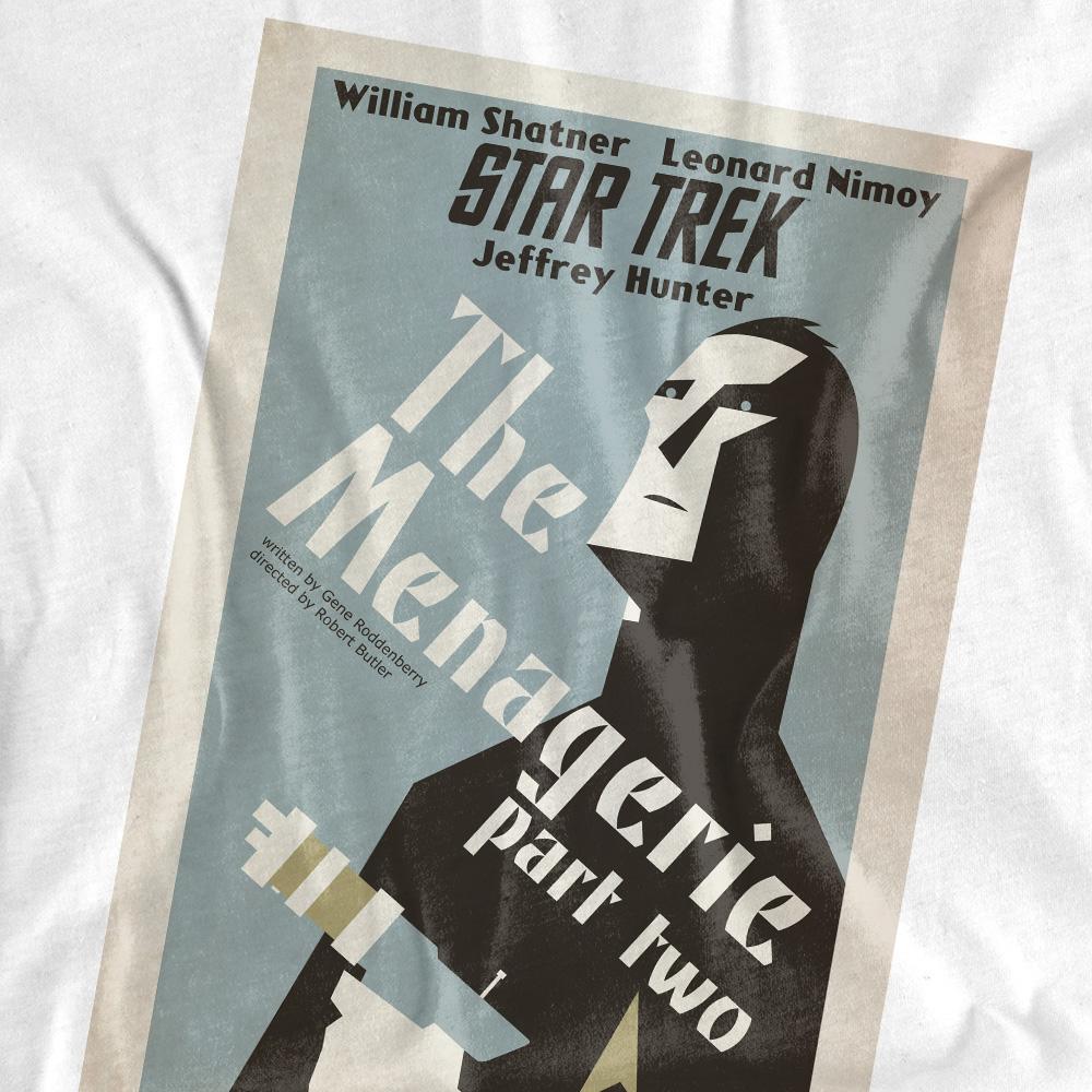 White - Back - Star Trek Unisex Adult The Original Series Episode 12 T-Shirt