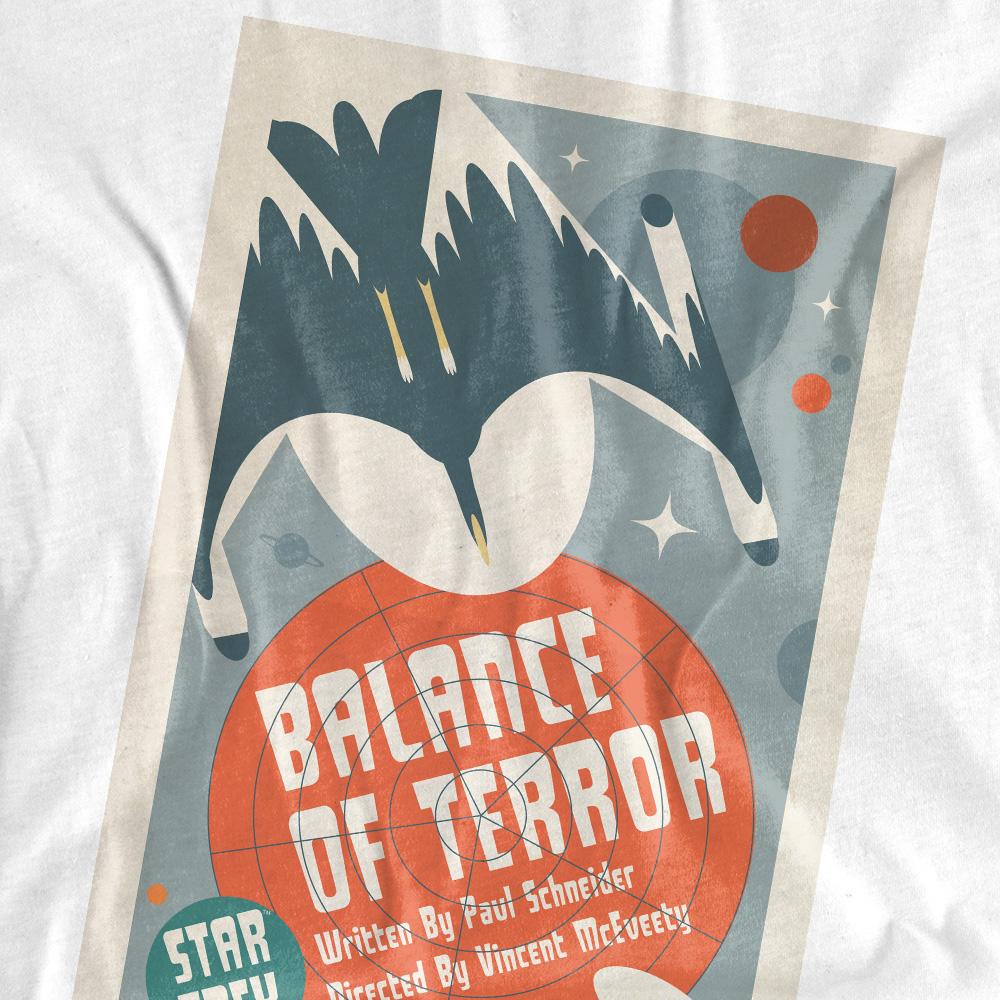 White - Back - Star Trek Unisex Adult The Original Series Episode 14 T-Shirt