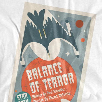 White - Back - Star Trek Unisex Adult The Original Series Episode 14 T-Shirt