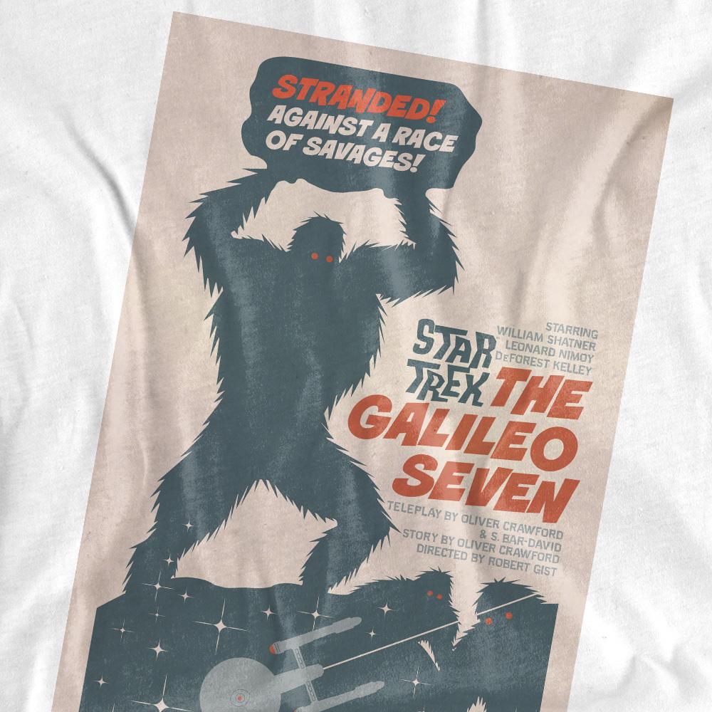 White - Back - Star Trek Unisex Adult The Original Series Episode 16 T-Shirt