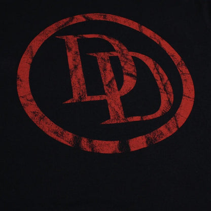 Black - Side - Daredevil Mens Logo T-Shirt