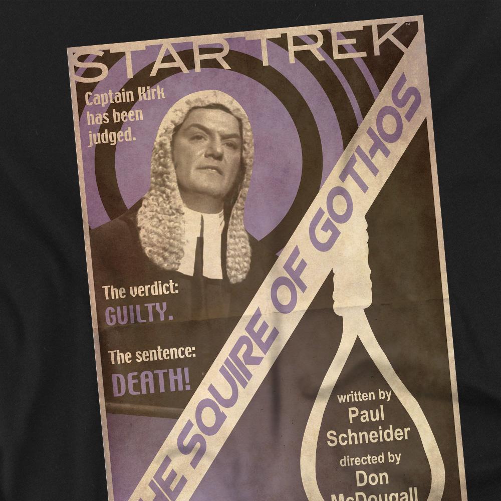 Black - Back - Star Trek Unisex Adult The Original Series Episode 17 T-Shirt