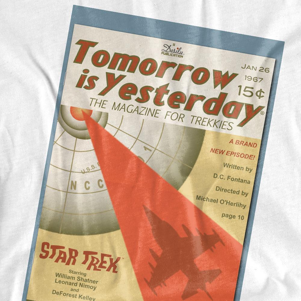 White - Back - Star Trek Unisex Adult The Original Series Episode 19 T-Shirt