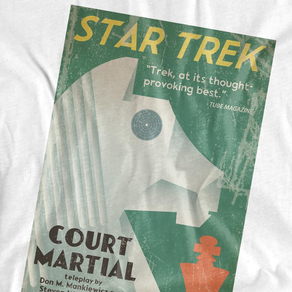 White - Back - Star Trek Unisex Adult The Original Series Episode 20 T-Shirt