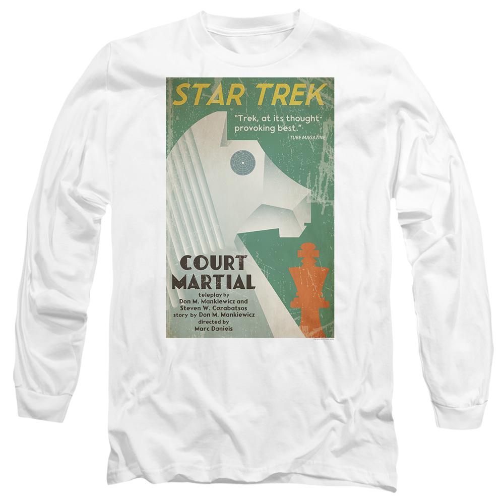 White - Side - Star Trek Unisex Adult The Original Series Episode 20 T-Shirt