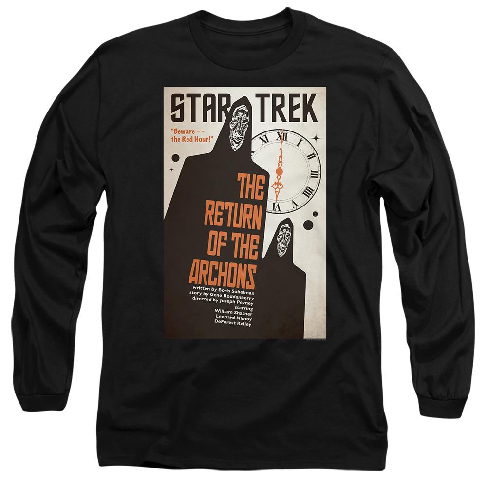 Black - Side - Star Trek Unisex Adult The Original Series Episode 21 T-Shirt