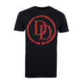 Black - Front - Daredevil Mens Logo T-Shirt