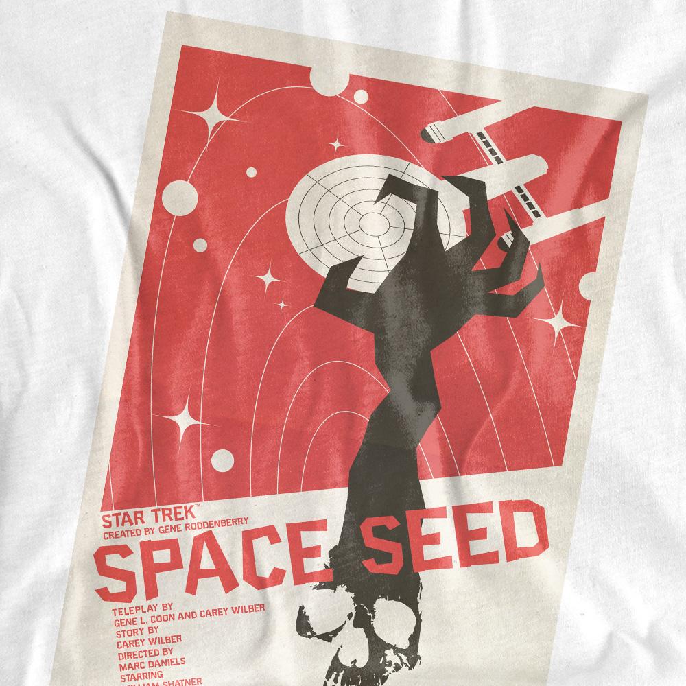 White - Back - Star Trek Unisex Adult The Original Series Episode 22 T-Shirt