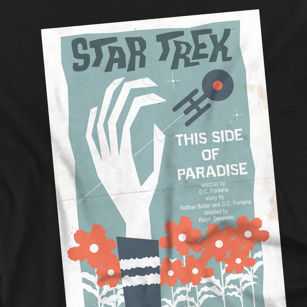Black - Back - Star Trek Unisex Adult The Original Series Episode 24 T-Shirt