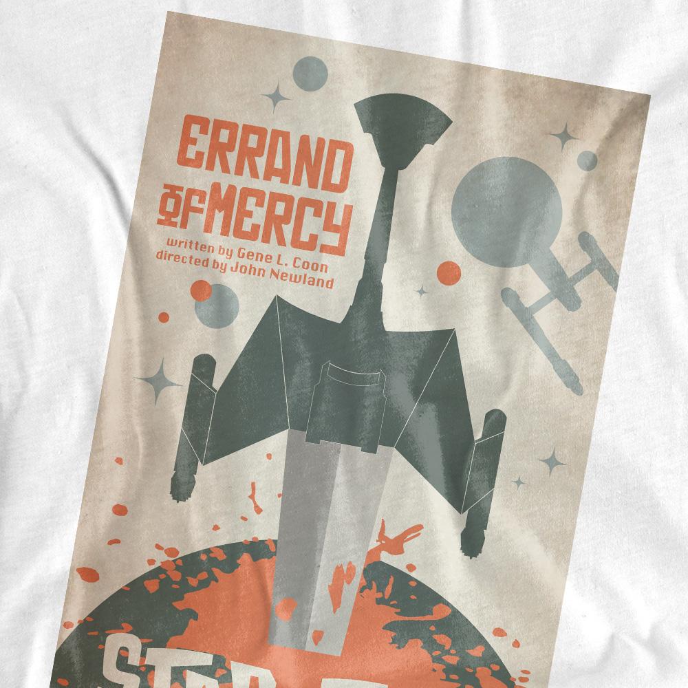 White - Back - Star Trek Unisex Adult The Original Series Episode 26 T-Shirt