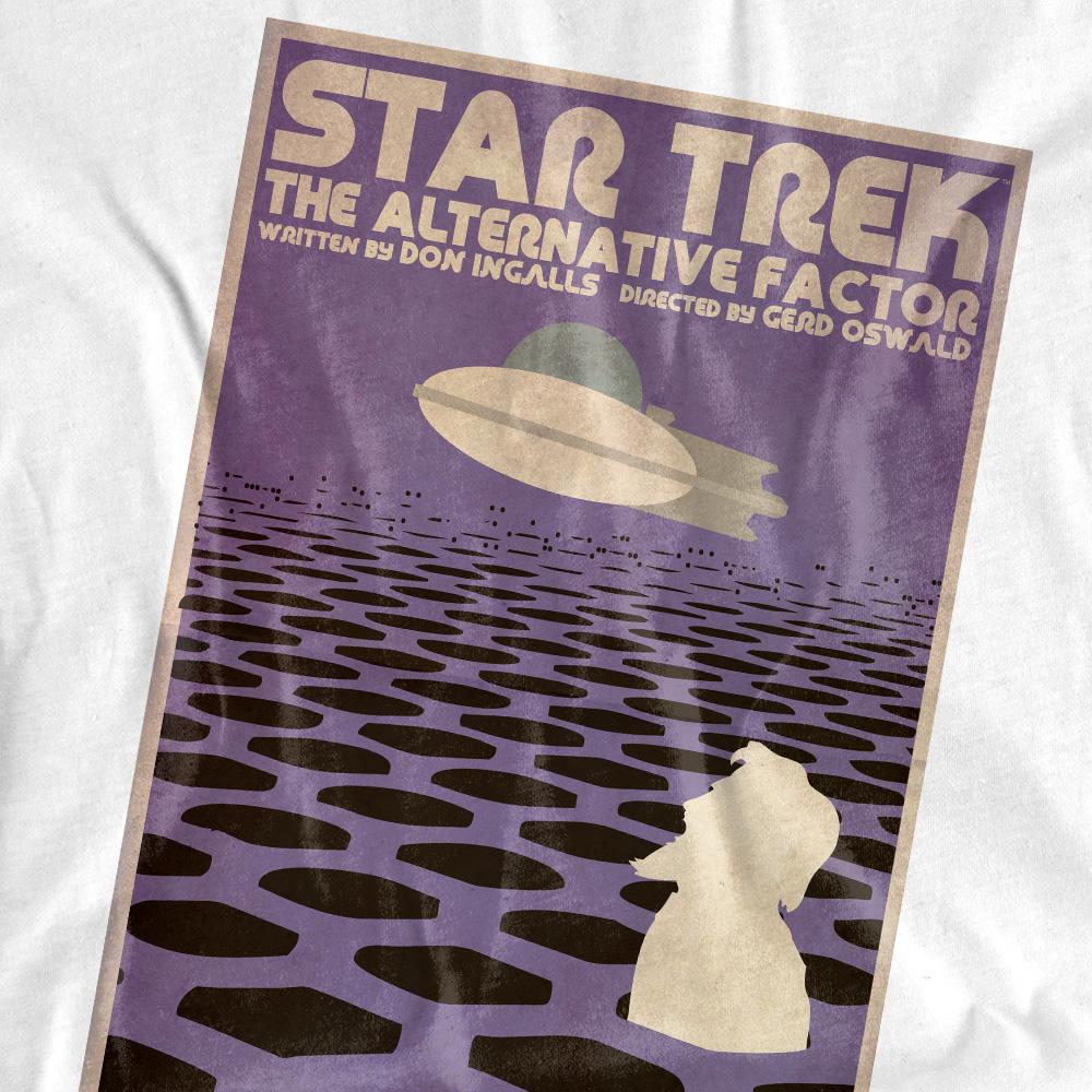 White - Back - Star Trek Unisex Adult The Original Series Episode 27 T-Shirt