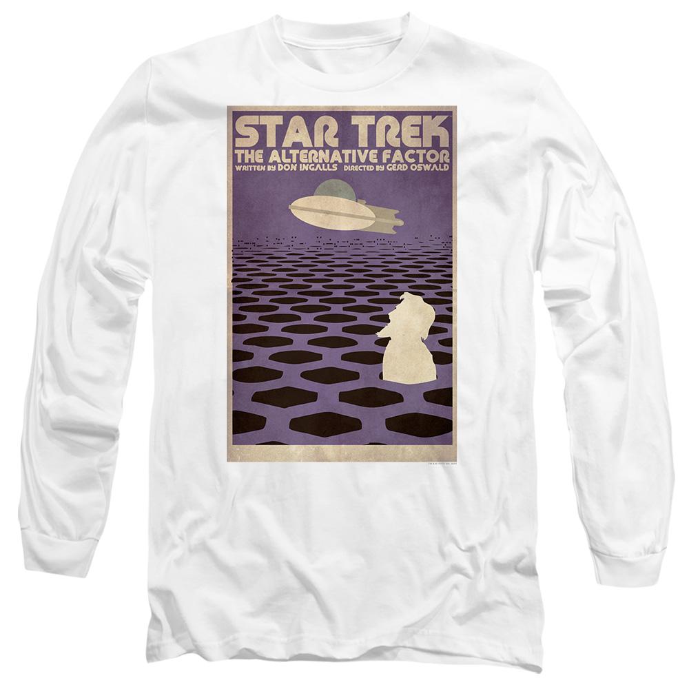 White - Side - Star Trek Unisex Adult The Original Series Episode 27 T-Shirt