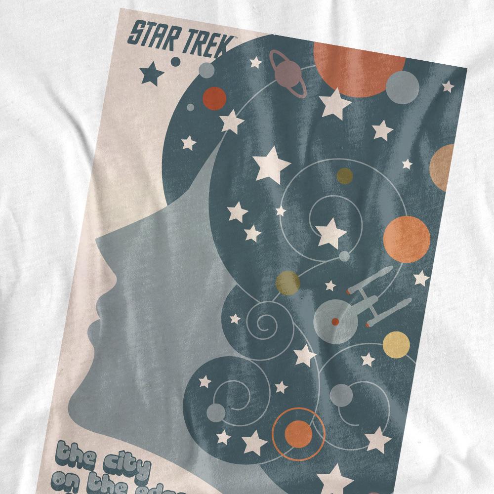 White - Back - Star Trek Unisex Adult The Original Series Episode 28 T-Shirt