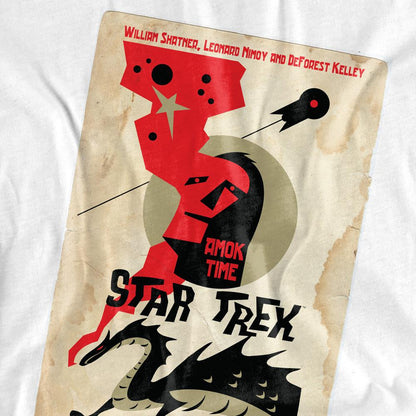 White - Back - Star Trek Unisex Adult The Original Series Episode 30 T-Shirt