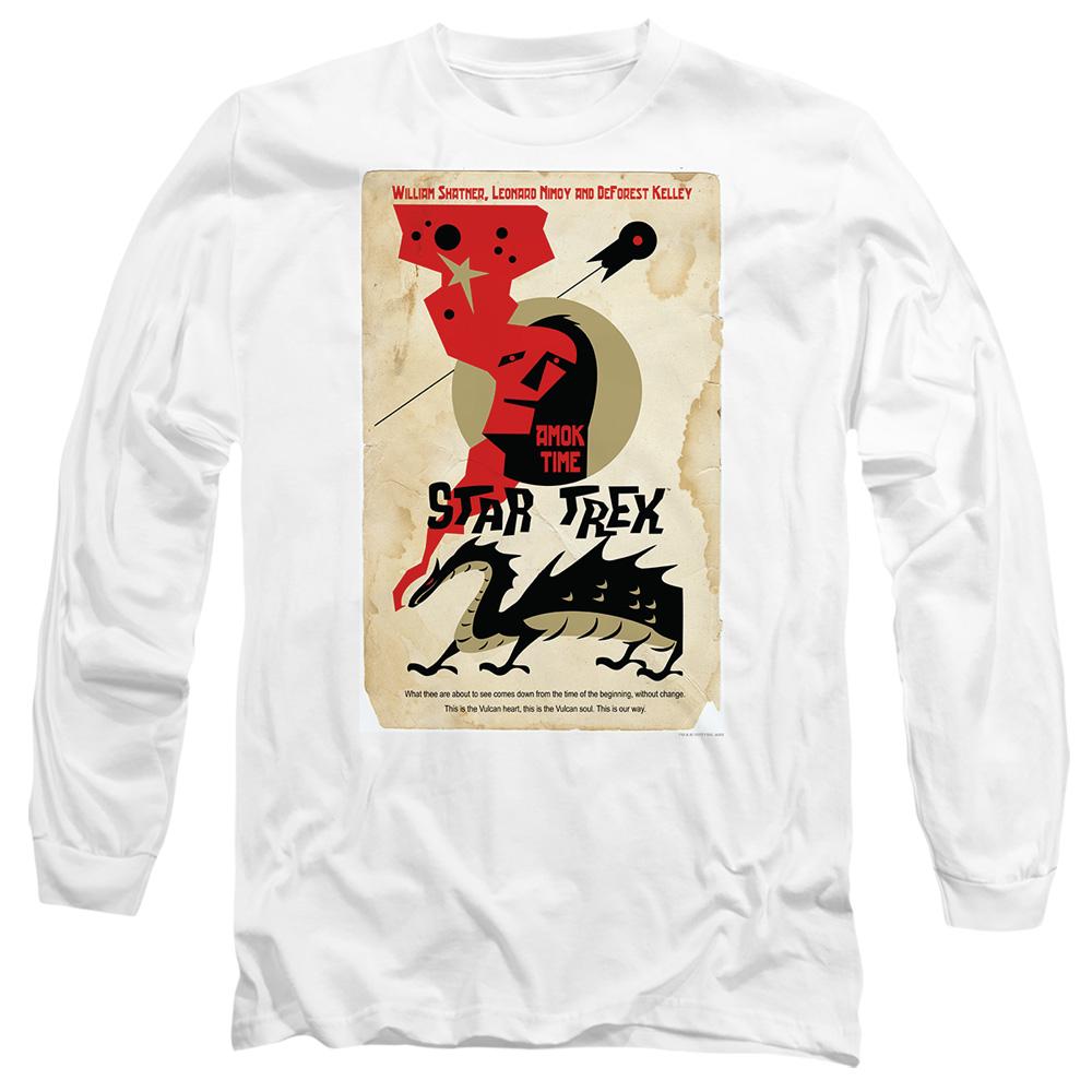 White - Side - Star Trek Unisex Adult The Original Series Episode 30 T-Shirt