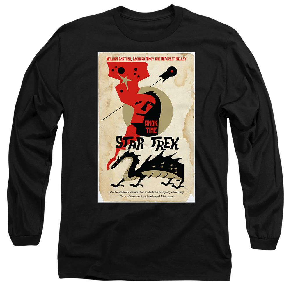 Black - Side - Star Trek Unisex Adult The Original Series Episode 30 T-Shirt