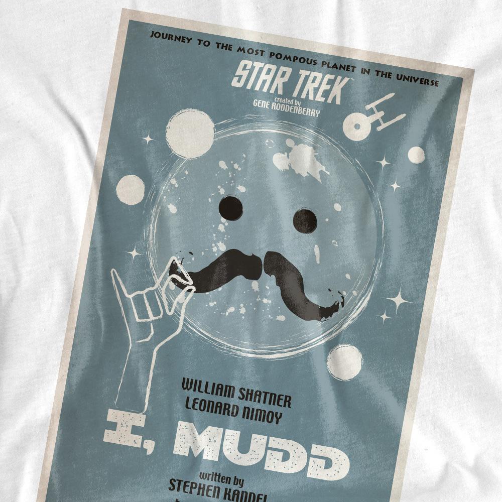 White - Back - Star Trek Unisex Adult The Original Series Episode 37 T-Shirt