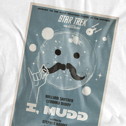 White - Back - Star Trek Unisex Adult The Original Series Episode 37 T-Shirt