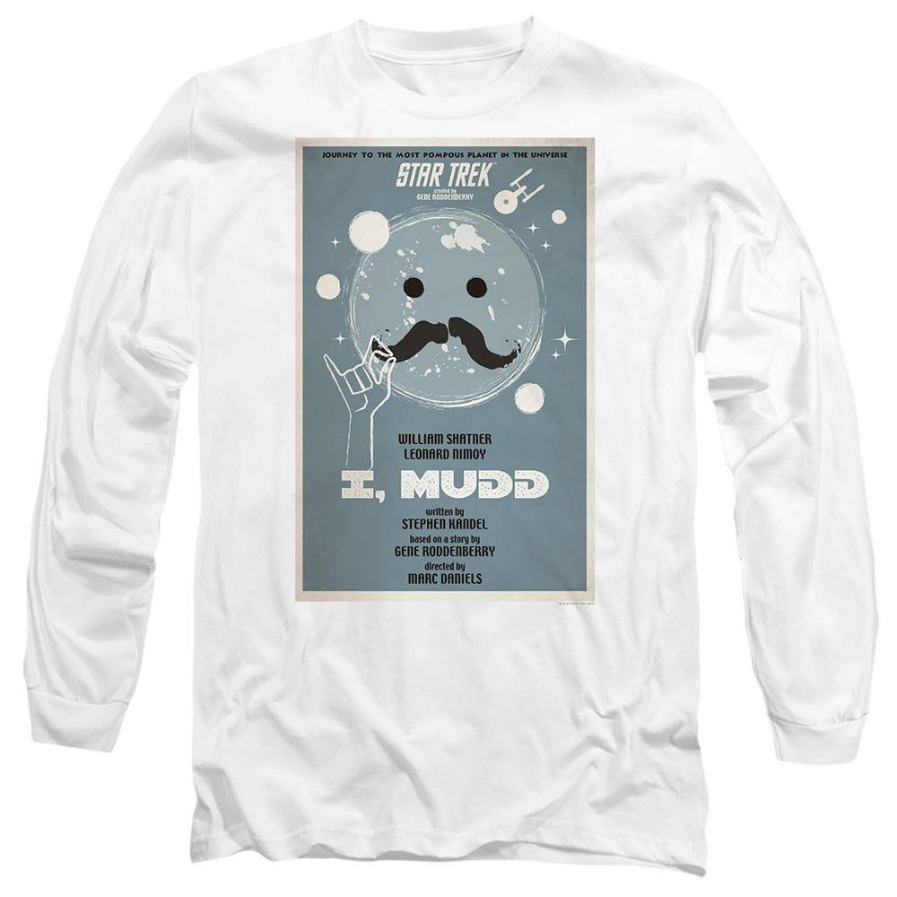 White - Side - Star Trek Unisex Adult The Original Series Episode 37 T-Shirt