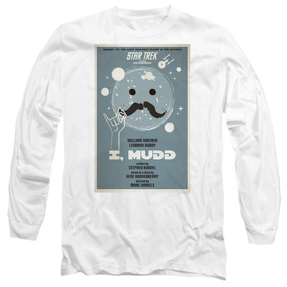 White - Side - Star Trek Unisex Adult The Original Series Episode 37 T-Shirt