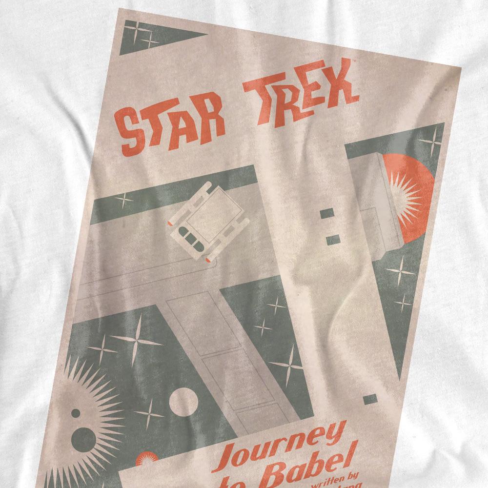 White - Back - Star Trek Unisex Adult The Original Series Episode 39 T-Shirt