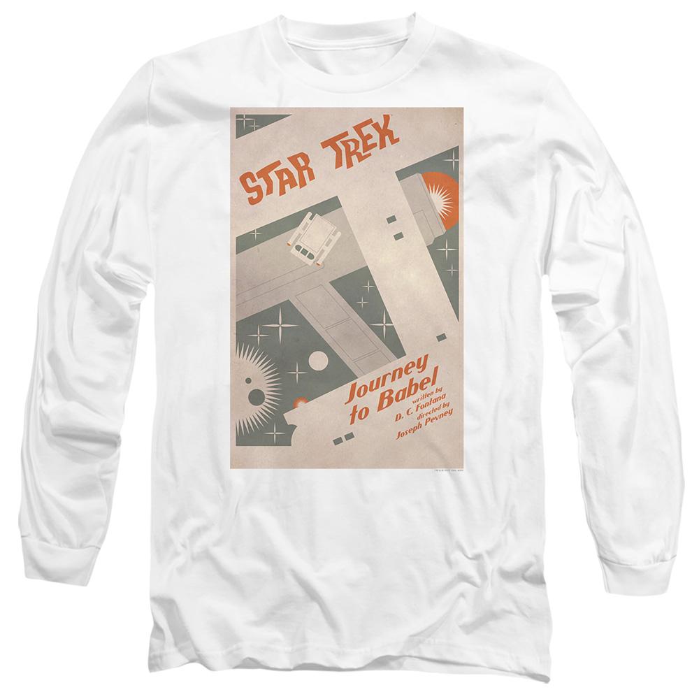 White - Side - Star Trek Unisex Adult The Original Series Episode 39 T-Shirt