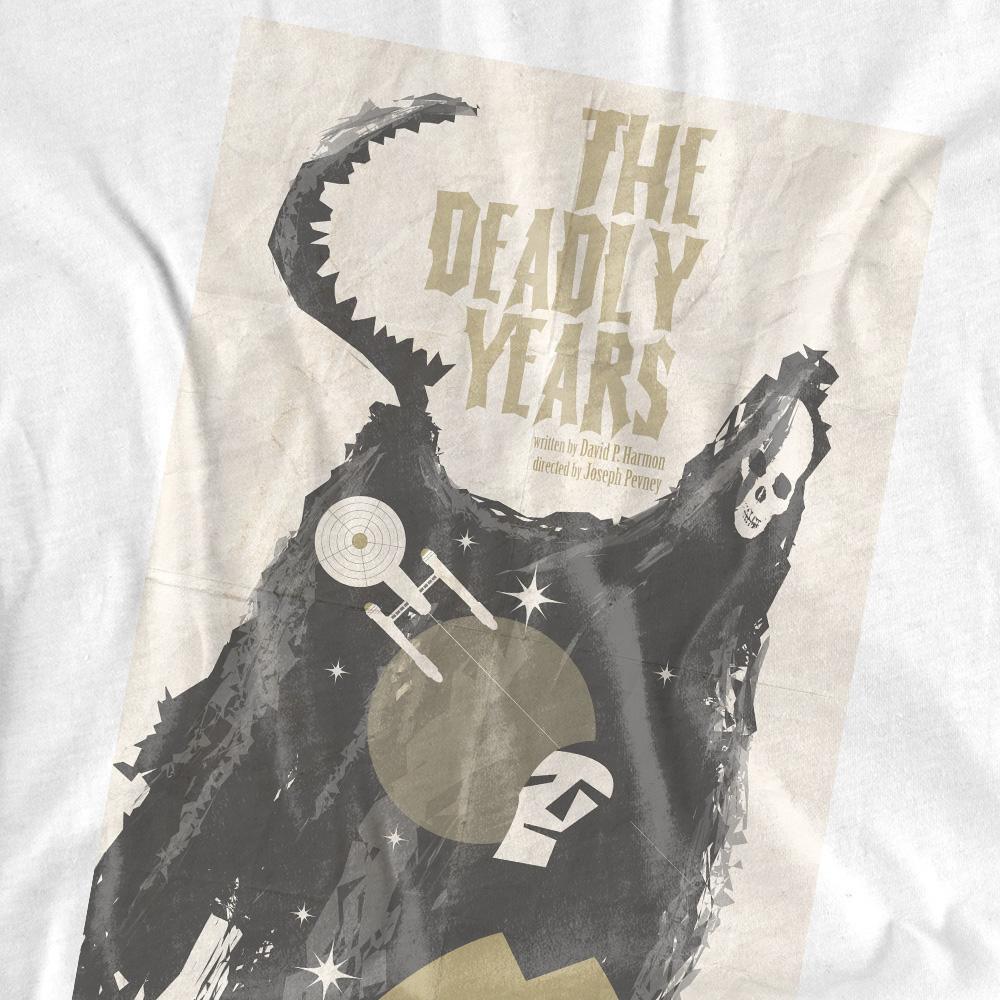 White - Back - Star Trek Unisex Adult The Original Series Episode 41 T-Shirt