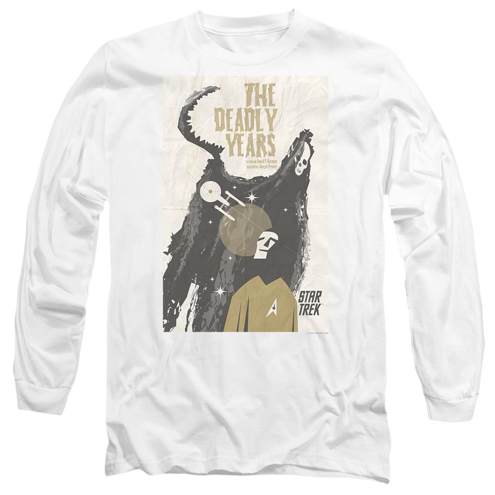 White - Side - Star Trek Unisex Adult The Original Series Episode 41 T-Shirt
