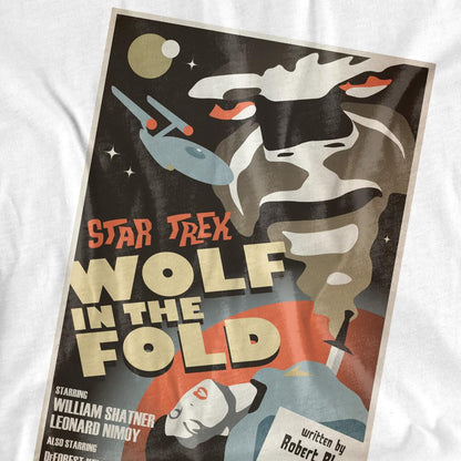 White - Back - Star Trek Unisex Adult The Original Series Episode 43 T-Shirt