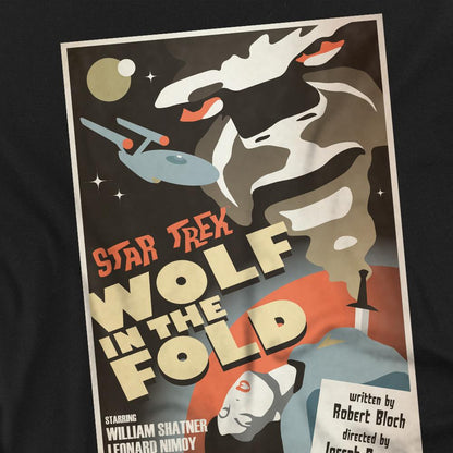 Black - Back - Star Trek Unisex Adult The Original Series Episode 43 T-Shirt