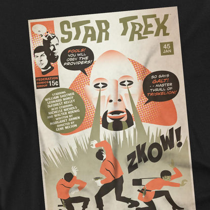 Black - Back - Star Trek Unisex Adult The Original Series Episode 45 T-Shirt