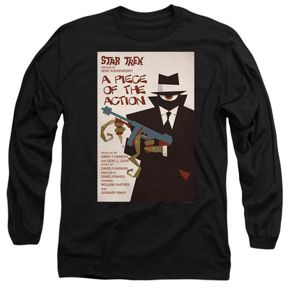 Black - Side - Star Trek Unisex Adult The Original Series Episode 46 T-Shirt