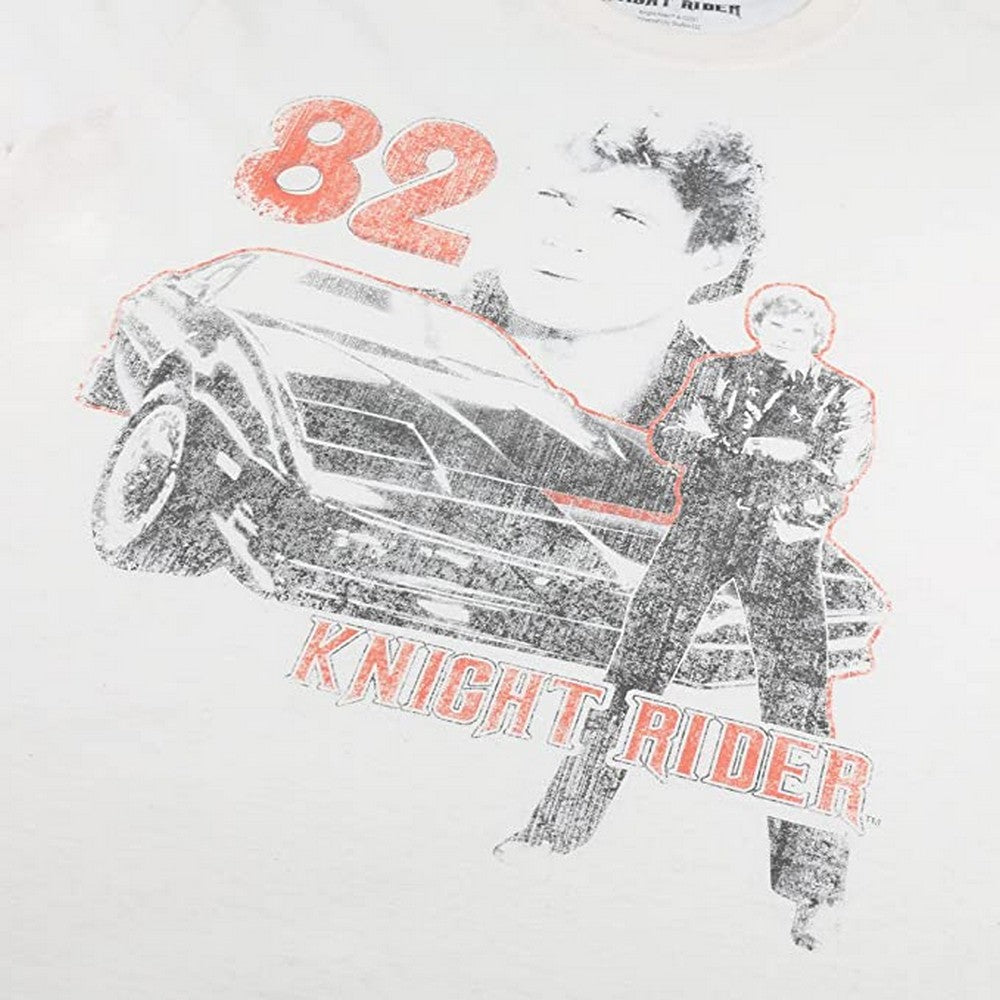 Natural - Side - Knight Rider Mens 82 Cotton T-Shirt