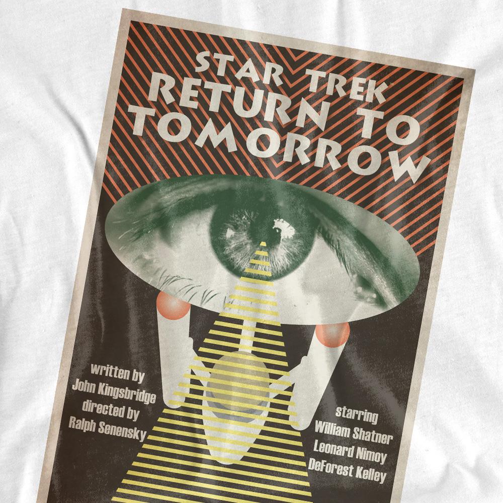 White - Back - Star Trek Unisex Adult The Original Series Episode 49 T-Shirt