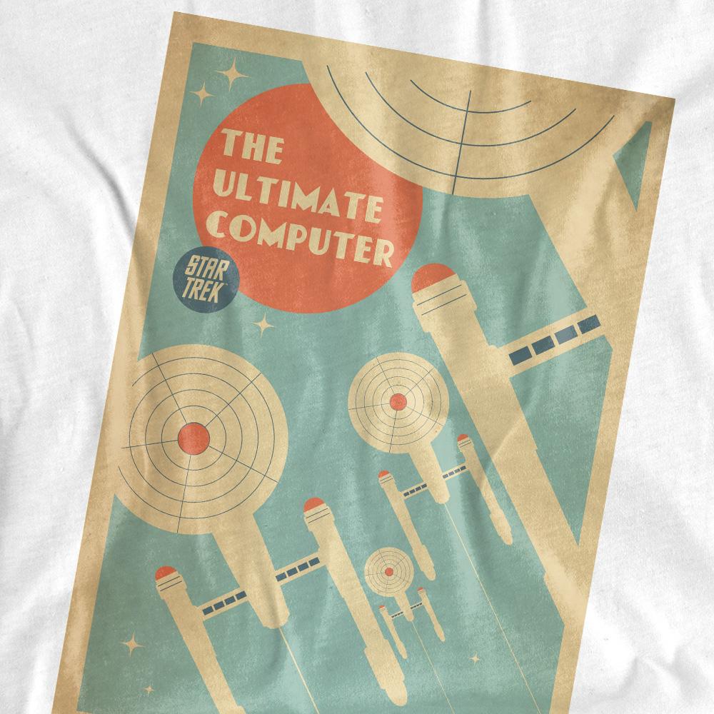 White - Back - Star Trek Unisex Adult The Original Series Episode 53 T-Shirt