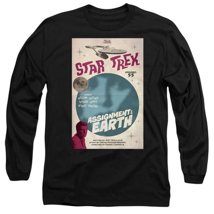 Black - Side - Star Trek Unisex Adult The Original Series Episode 55 T-Shirt