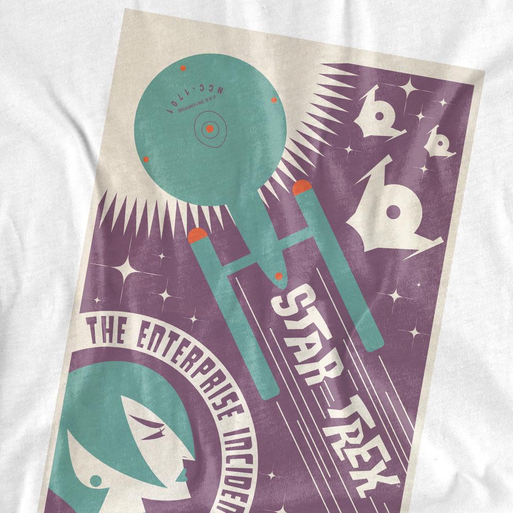 White - Back - Star Trek Unisex Adult The Original Series Episode 57 T-Shirt