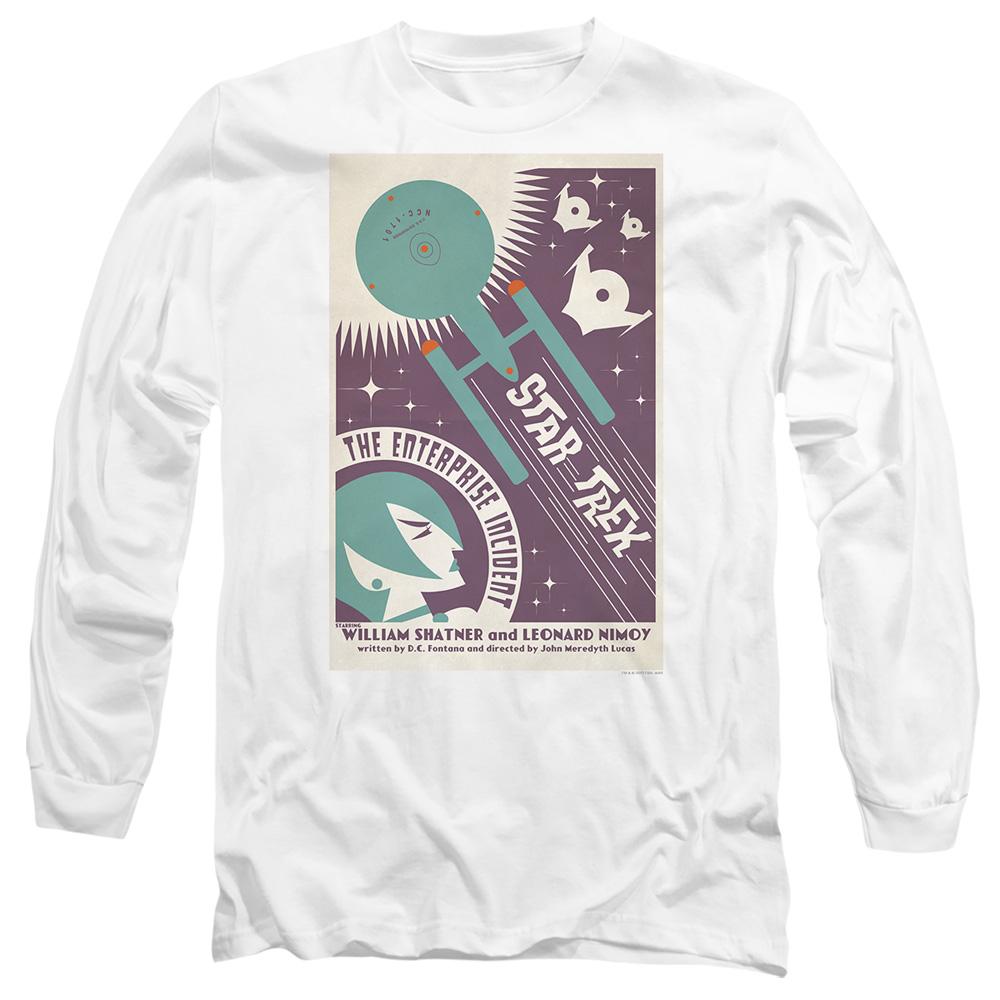 White - Side - Star Trek Unisex Adult The Original Series Episode 57 T-Shirt