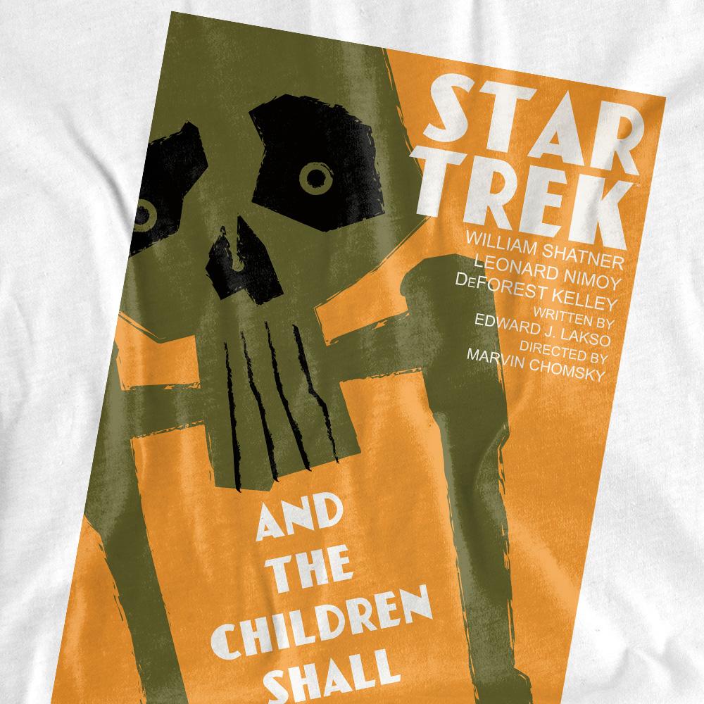 White - Back - Star Trek Unisex Adult The Original Series Episode 59 T-Shirt