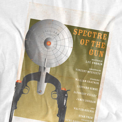 White - Back - Star Trek Unisex Adult The Original Series Episode 61 T-Shirt